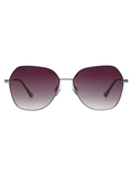 SCOTT Womens Smoke Blue Lens Crome  Geomertical Sunglasses with 100% UV Protection-Scott 3026 Kimberly C3 S