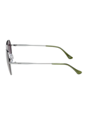 SCOTT Womens Smoke Blue Lens Crome  Geomertical Sunglasses with 100% UV Protection-Scott 3026 Kimberly C3 S