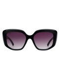 SCOTT Womens Smoke Grey Lens Black Square Sunglasses with 100% UV Protection-Scott 3027 Lindsey C1 S