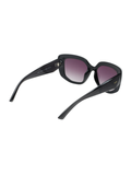 SCOTT Womens Smoke Grey Lens Black Square Sunglasses with 100% UV Protection-Scott 3027 Lindsey C1 S