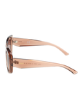SCOTT Womens Smoke Brown Lens Crystal Brown Square Sunglasses with 100% UV Protection-Scott 3027 Lindsey C2 S