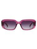 SCOTT Womens Gradient Grey Lens Crystal Wine Rectangle Sunglasses with 100% UV Protection-Scott 3029 Meredith C3 S