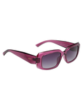 SCOTT Womens Gradient Grey Lens Crystal Wine Rectangle Sunglasses with 100% UV Protection-Scott 3029 Meredith C3 S