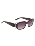 SCOTT Womens Smoke Grey Lens Black Rectangle Sunglasses with 100% UV Protection-Scott 3029 Meredith C4 S