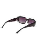SCOTT Womens Smoke Grey Lens Black Rectangle Sunglasses with 100% UV Protection-Scott 3029 Meredith C4 S