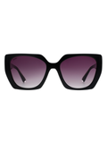 SCOTT Womens Gradient Grey Lens Black Square Sunglasses with 100% UV Protection-Scott 3030 Octavia C1 S