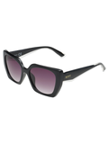 SCOTT Womens Gradient Grey Lens Black Square Sunglasses with 100% UV Protection-Scott 3030 Octavia C1 S