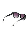 SCOTT Womens Gradient Grey Lens Black Square Sunglasses with 100% UV Protection-Scott 3030 Octavia C1 S