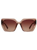 SCOTT Womens Smoke Brown Lens Crystal Brown Square Sunglasses with 100% UV Protection-Scott 3030 Octavia C2 S