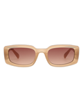 SCOTT Unisex Gradient Brown Lens Peach Rectangle Sunglasses with 100% UV Protection-Scott 3031 Clayton C2 S