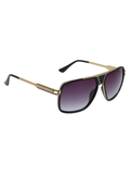 SCOTT Mens Gradient Brown Lens Gold Black Navigator Sunglasses with 100% UV Protection-Scott 3032 Jeremy C1 S