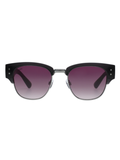 SCOTT Unisex Gradient Grey Lens Black Gun Clubmaster Sunglasses with 100% UV Protection-Scott 3034 Crimson C3 S