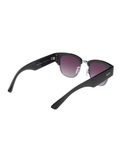 SCOTT Unisex Gradient Grey Lens Black Gun Clubmaster Sunglasses with 100% UV Protection-Scott 3034 Crimson C3 S