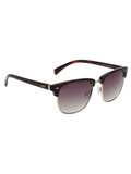 SCOTT Unisex Gradient Brown Lens Demi Brown  Clubmaster Sunglasses with 100% UV Protection-Scott 3035 Nash C2 S