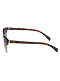SCOTT Unisex Gradient Brown Lens Demi Brown  Clubmaster Sunglasses with 100% UV Protection-Scott 3035 Nash C2 S