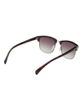 SCOTT Unisex Gradient Brown Lens Demi Brown  Clubmaster Sunglasses with 100% UV Protection-Scott 3035 Nash C2 S