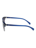 SCOTT Unisex Smoke Blue Lens Blue Clubmaster Sunglasses with 100% UV Protection-Scott 3035 Nash C3 S