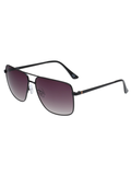 SCOTT Mens Smoke Grey Lens Black Navigator Sunglasses with 100% UV Protection-Scott 3036 Paxton C3 S