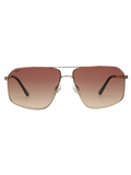 SCOTT Mens Gradient Brown Lens Gold Navigator Sunglasses with 100% UV Protection-Scott 3039 Walter C1 S