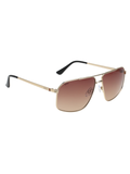 SCOTT Mens Gradient Brown Lens Gold Navigator Sunglasses with 100% UV Protection-Scott 3039 Walter C1 S