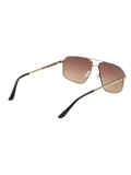 SCOTT Mens Gradient Brown Lens Gold Navigator Sunglasses with 100% UV Protection-Scott 3039 Walter C1 S