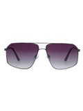 SCOTT Mens Gradient Grey Lens Silver Navigator Sunglasses with 100% UV Protection-Scott 3039 Walter C2 S