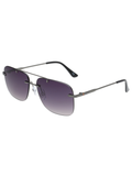 SCOTT Mens Gradient Grey Lens Gun Square Sunglasses with 100% UV Protection-Scott 3041 Brantley C2 S