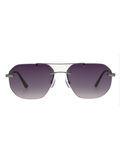 SCOTT Mens Gradient Grey Lens Gun Square Sunglasses with 100% UV Protection-Scott 3042 Leonel C2 S