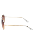 SCOTT Unisex Smoke Orange Lens Gold Aviator Sunglasses with 100% UV Protection-Scott 3043 Murphy C1 S