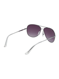 SCOTT Unisex Gradient Grey Lens Silver Aviator Sunglasses with 100% UV Protection-Scott 3043 Murphy C4 S