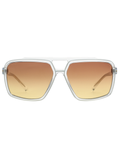 SCOTT Mens Gradient Yellow Lens Crystal White Navigator Sunglasses with 100% UV Protection-Scott 3050 Hatcher C3 S