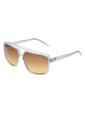 SCOTT Mens Gradient Yellow Lens Crystal White Navigator Sunglasses with 100% UV Protection-Scott 3050 Hatcher C3 S