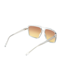 SCOTT Mens Gradient Yellow Lens Crystal White Navigator Sunglasses with 100% UV Protection-Scott 3050 Hatcher C3 S