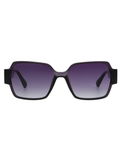SCOTT Womens Smoke Grey Lens Crystal Black Square Sunglasses with 100% UV Protection-Scott 3051 Carmel C2 S