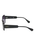 SCOTT Womens Smoke Grey Lens Crystal Black Square Sunglasses with 100% UV Protection-Scott 3051 Carmel C2 S