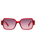 SCOTT Womens Gradient Pink Lens Red Square Sunglasses with 100% UV Protection-Scott 3051 Carmel C3 S