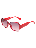 SCOTT Womens Gradient Pink Lens Red Square Sunglasses with 100% UV Protection-Scott 3051 Carmel C3 S