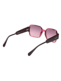 SCOTT Womens Gradient Grey Lens Black Square Sunglasses with 100% UV Protection-Scott 3051 Carmel C4 S