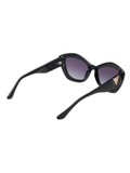 SCOTT Womens Gradient Grey Lens Black Cateye Sunglasses with 100% UV Protection-Scott 3052 Annika C1 S