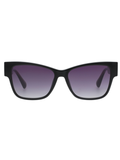 SCOTT Womens Gradient Grey Lens Black Square Sunglasses with 100% UV Protection-Scott 3053 Lorena C1 S