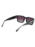 SCOTT Unisex Smoke Green Lens Black Wayfarer Sunglasses with 100% UV Protection-Scott 3060 Xavier C2 51 S
