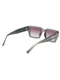 SCOTT Unisex Gradient Grey Lens Crystal Grey Wayfarer Sunglasses with 100% UV Protection-Scott 3060 Xavier C4 51 S