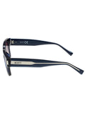 SCOTT Unisex Smoke Green Lens Navy Blue Wayfarer Sunglasses with 100% UV Protection-Scott 3060 Xavier C5 51 S