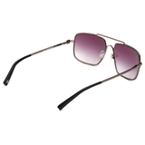 Tommy Hilfiger Blue Revo Reflex Lens Navigator Sunglass Full Rim Gun Frame With 100% Uv Protected - Th 2573 C1 Bkgungr-35 61 S