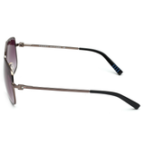 Tommy Hilfiger Blue Revo Reflex Lens Navigator Sunglass Full Rim Gun Frame With 100% Uv Protected - Th 2573 C1 Bkgungr-35 61 S