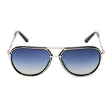 ZILLI Men Grey Lens Silver Aviator Sunglasses with 100% UV Protection.