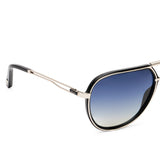 ZILLI Men Grey Lens Silver Aviator Sunglasses with 100% UV Protection.