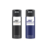 David Beckham Classic + Classic Blue Deo Combo Set - Pack of 2