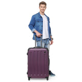 HEYS REVOLVER Purple Color Polycarbonate Material Hard Trolley