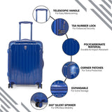 HEYS Xtrak Hard Cabin Cobalt Luggage Trolley